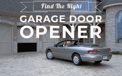 Find The Right Garage Door Opener