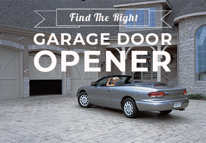 Garage Door Opener Convertible In Driveway