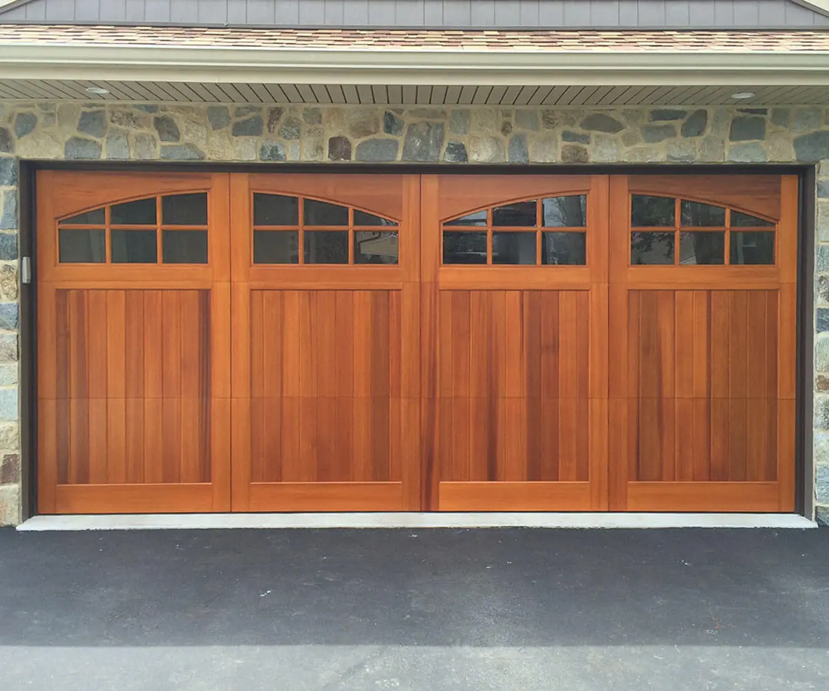 Nask Door Artisan Carriage House Wood Garage Doors Installation