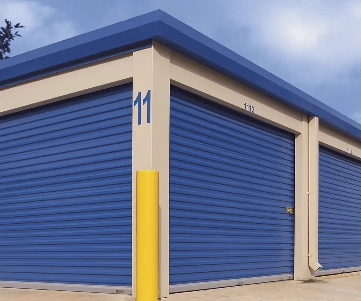 Nask Door Blue Commercial Garage Doors