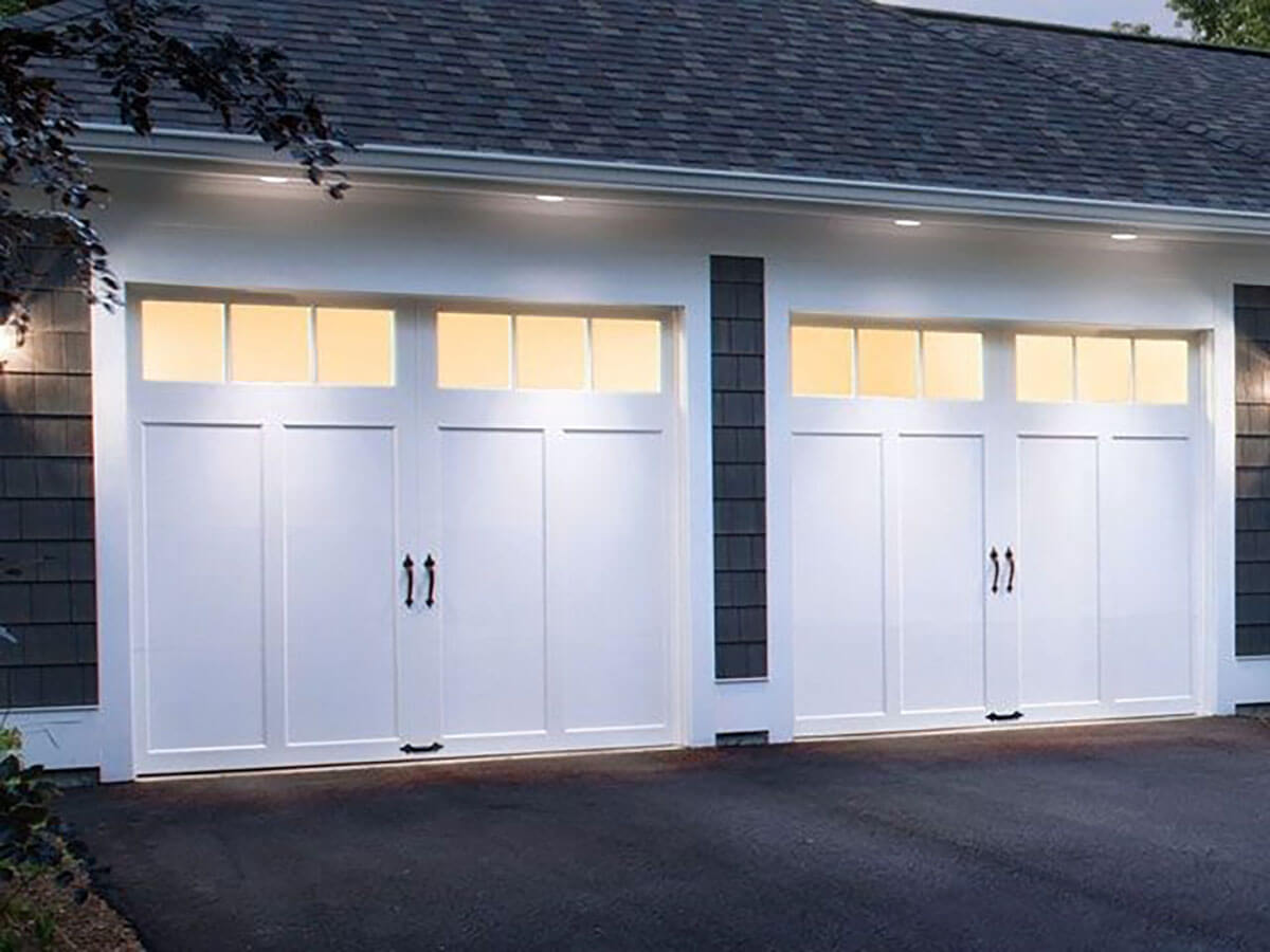 Nask Door White Garage Doors With Lighting Gallery